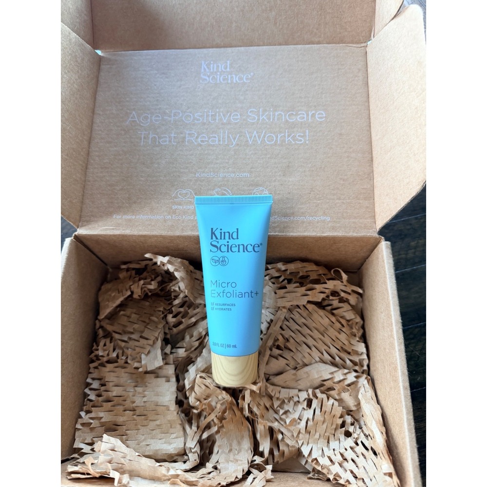 Kind Science Micro Exfoliant+ Face & Neck - Resurfaces & Hydrates Skin 2oz SEAL